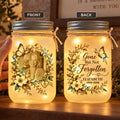 Personalized Gone But Not Forgotten Memorial Mason Jar Light