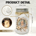 Personalized 16 Oz Glass Memorial Mason Jar Light Details