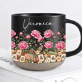 Personalized Black Mahjong Mug With Name