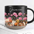 Personalized Black Basketball Mug With Name