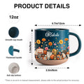 12 Oz Personalized Basketball Pottery Mug Product Details