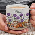 Personalized Basketball Floral Mug With Name