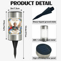 Personalized Solar Garden Light Size And Product Details