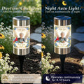 Personalized Memorial Solar Garden Light Outdoor Remembrance Gift