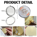 Compact mirror product details showing 1:1 and 1:2 mirrors and 2.6 inch size