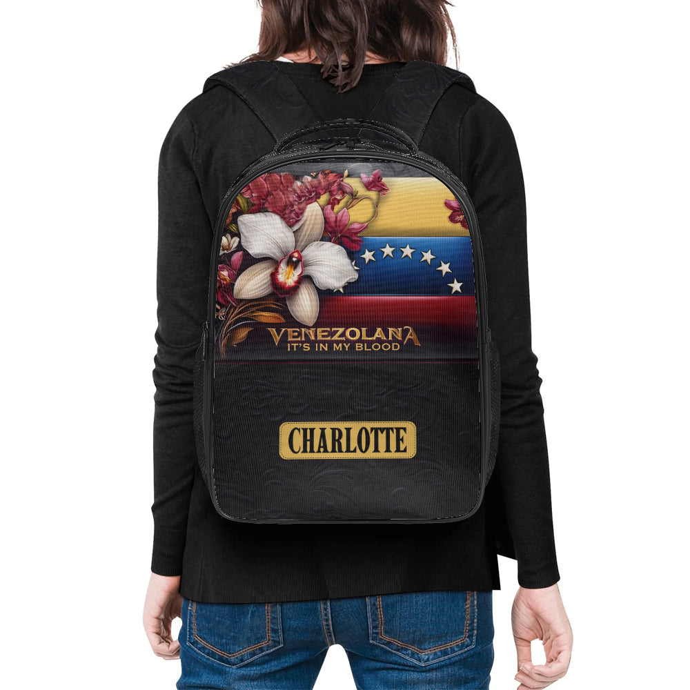 Venezolana, it's in my blood - Large Capacity Backpack V4 BPVEN01V4