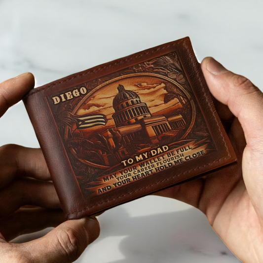 Cuban - Personalized Leather Men Wallet CUB02W