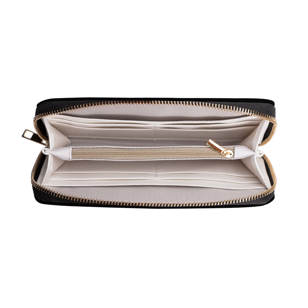 Cubana Queen - Personalized Leather Clutch Purse CUB04C